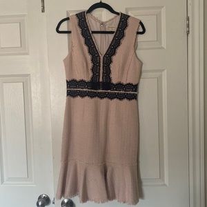 Rebecca Taylor Tweed and Lace dress